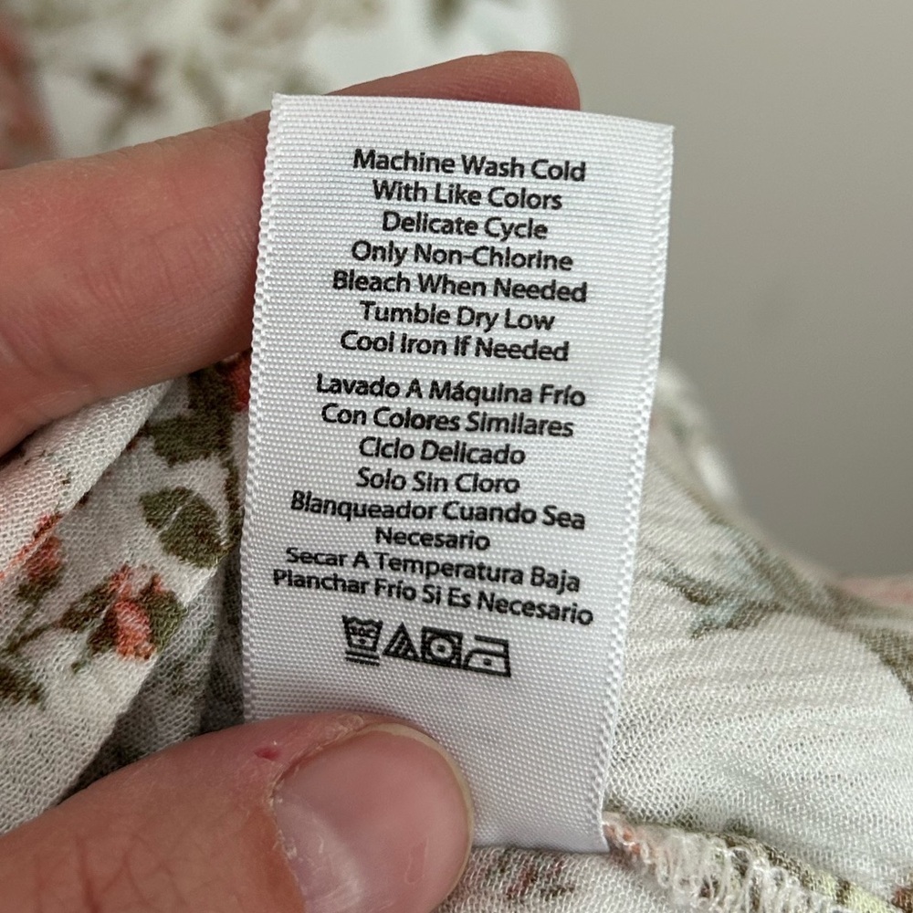 Frye Floral Printer Button Front Sleveless Dress … - image 6